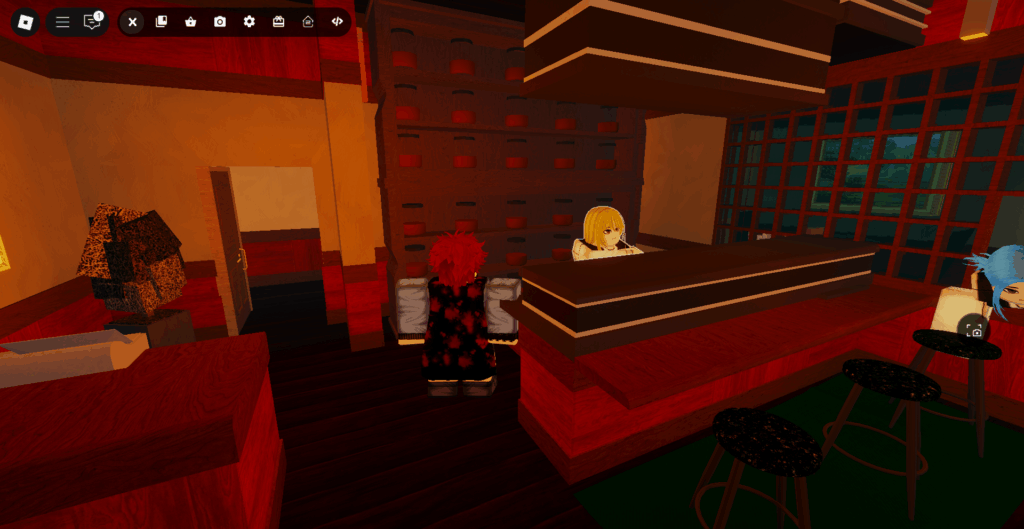 Player standing next to Amamiya Sasaki NPC in Ghoul://Re