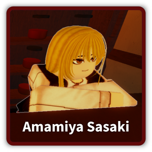 Amamiya Sasaki Anteiku NPC that is located in Anteiku Cafe in ghoul://re