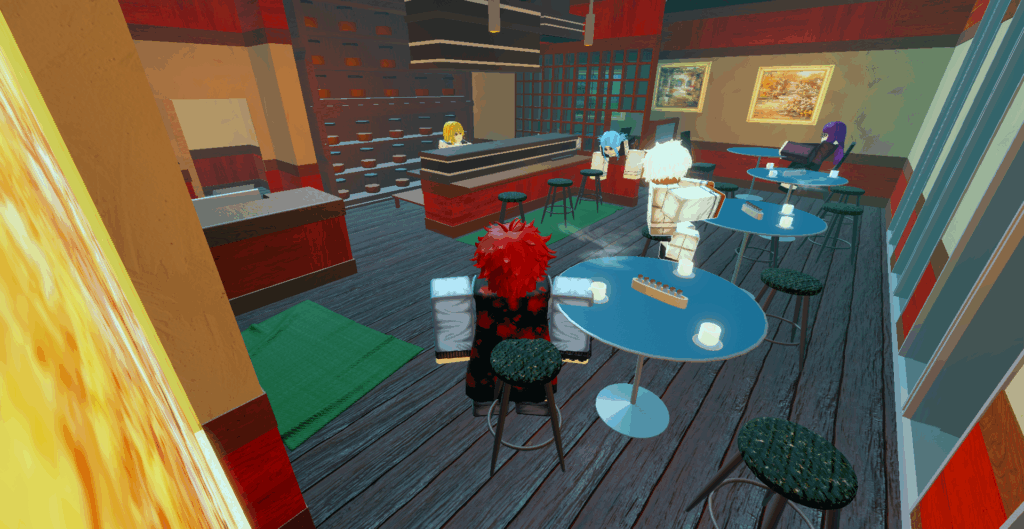 Player in Anteiku cafe in Ghoul://re