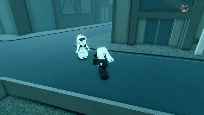 Player performing Beaked v2 Critical variant attack in ghoul://Re