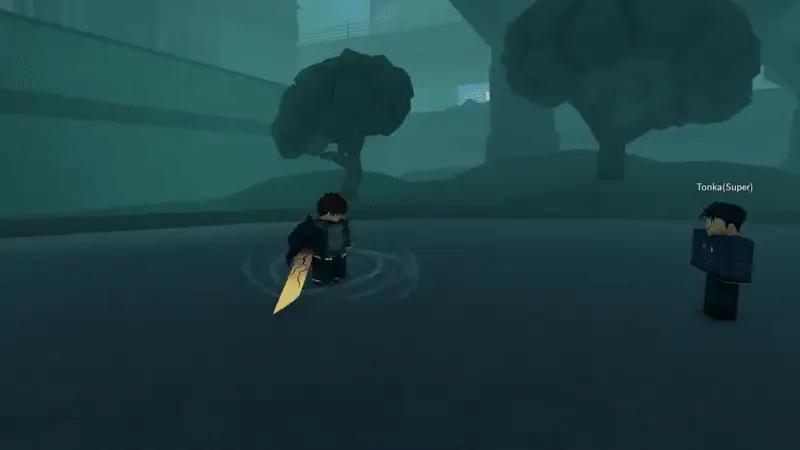 Player performing Beaked v1 critical attack in ghoul://Re