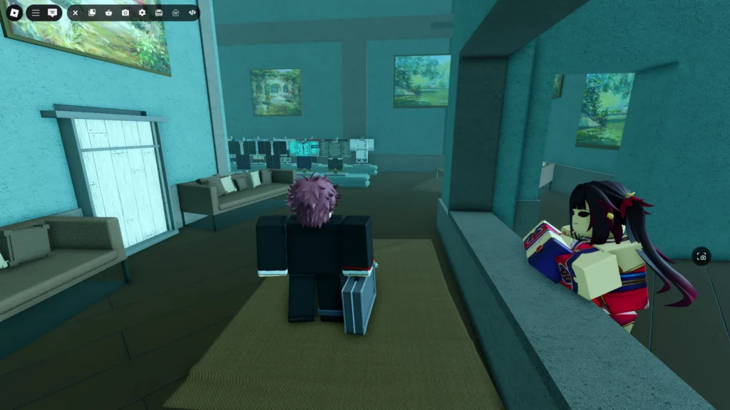 Player in the clothing store in ghoul://Re