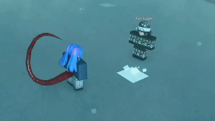 Player performing Ken v1 Barrage attack in ghoul://Re