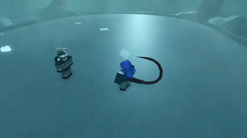 Player performing Ken v1 critical attack in ghoul://Re