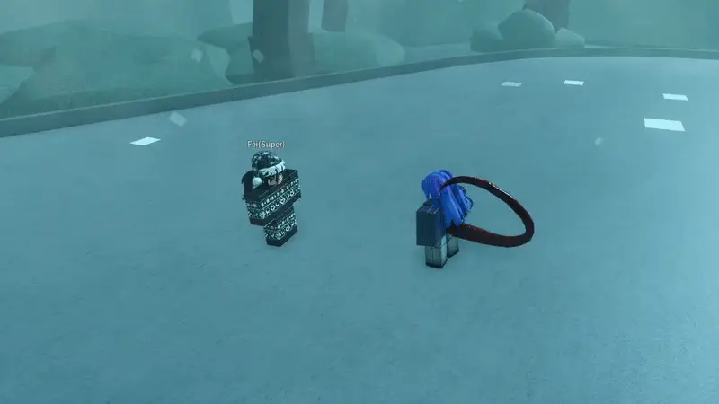 Player performing Ken v1 Rend attack in ghoul://Re