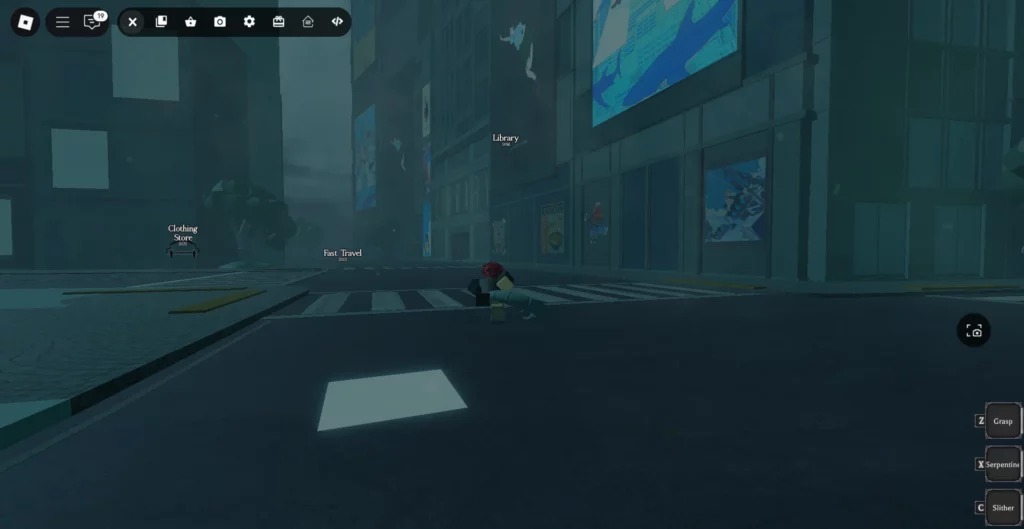 Player looking for Library in Ghoul://Re