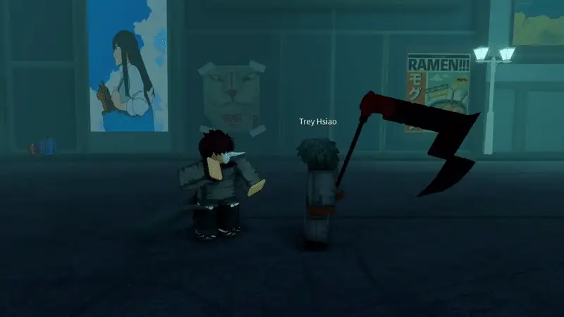 Player performing Nishio v1 Critical attack in ghoul://Re