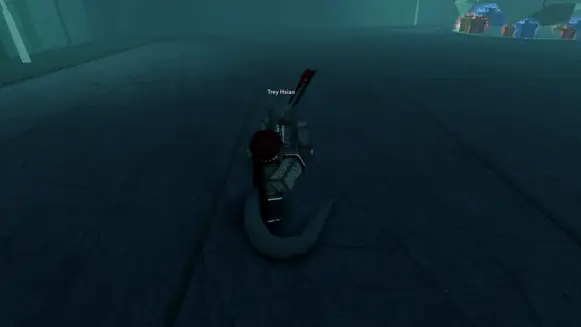 Player performing Nishio v1 slither attack in ghoul://Re