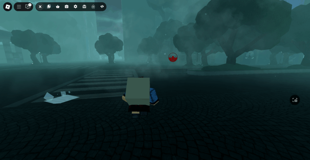 Player following red marker for package delivery quest in Ghoul://Re