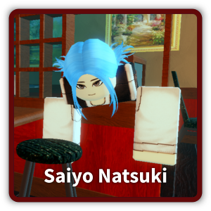 Saiyo Natsuki Anteiku NPC that is located in Anteiku Cafe in Ghoul Re