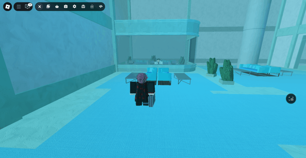 Player standing in front of the [Second Class Investigator] Mimir G. Mado NPC at Hospital in Ghoul://Re