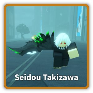 Seidou Takizawa is an killable NPC boss that players can encounter randomy in the world or by taking certain missions from mission board in Ghou://Re
