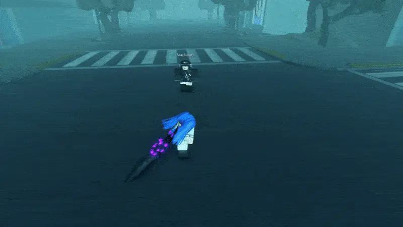 Player performing Takizawa v2 leviathan skewer attack in ghoul://Re