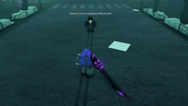 Player performing Takizawa v2 maraud attack in ghoul://Re