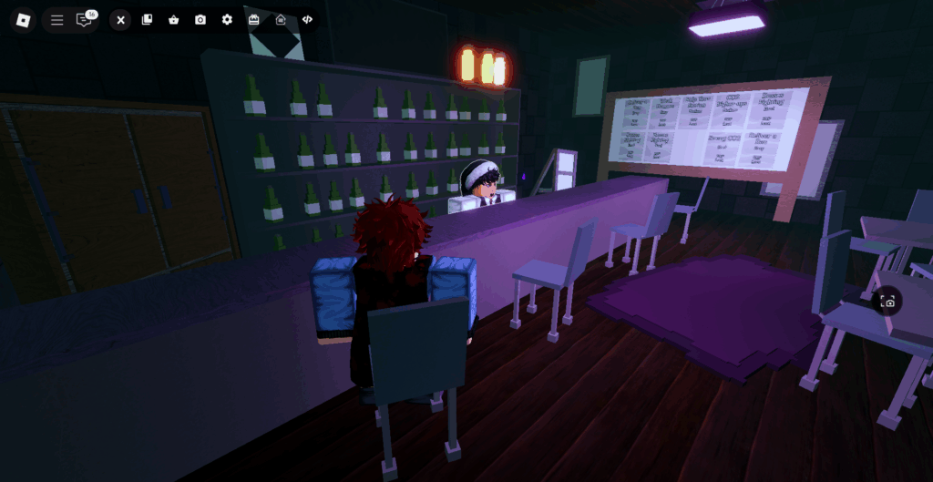 Player in helter skelter next to the Val NPC in Ghoul://Re