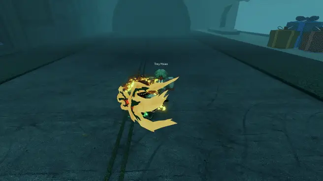 Player performing Wing v2 surge attack in ghoul://Re