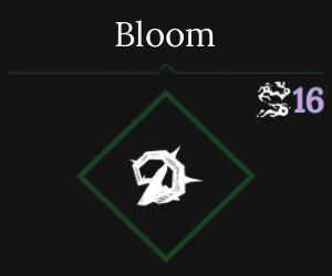 Bloom Nature Skill in Absolvement