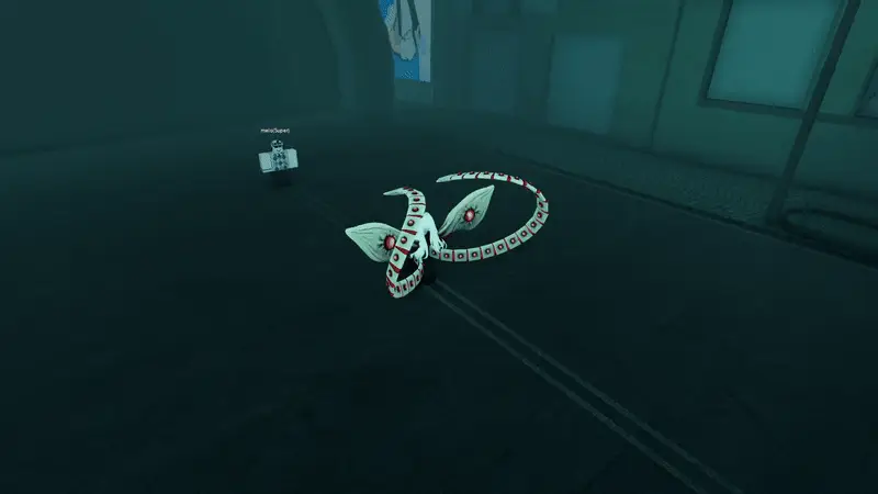 Player performing Hinami v1 ward attack in ghoul://Re