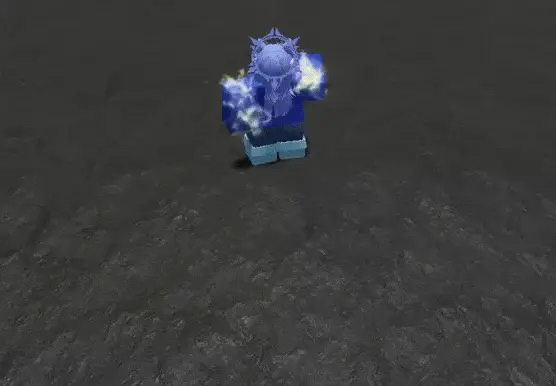 Player performing the Lesser Heal Holy skill in Avsolvement