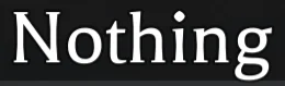 nothing trait