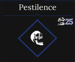 Pestsilence Disease Skill in Absolvement