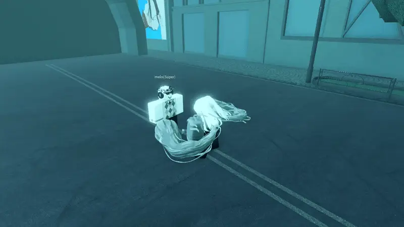 Player performing Tatara v1 critical attack in ghoul://Re