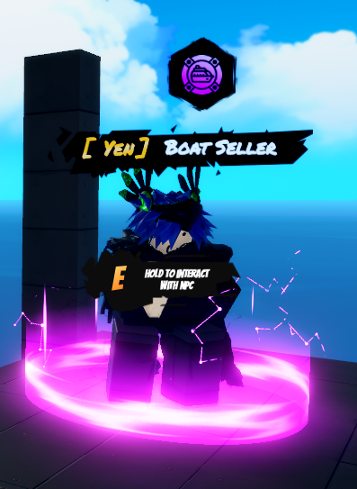 boat seller NPC in universal piece