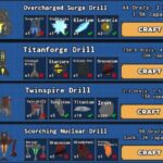 Craftable Drills