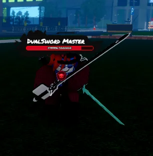 dualsword master boss in universal piece