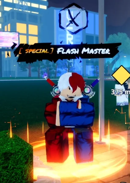 Flash Master NPC in universal Piece