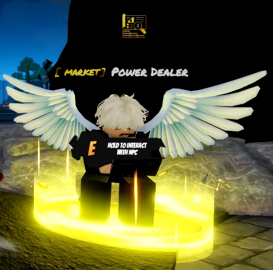 power dealer NPC in universal piece