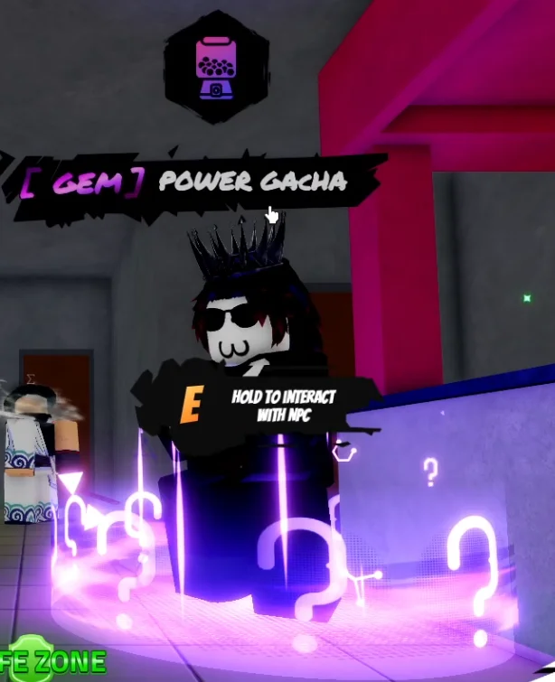 random power NPC on solo island in universal piece