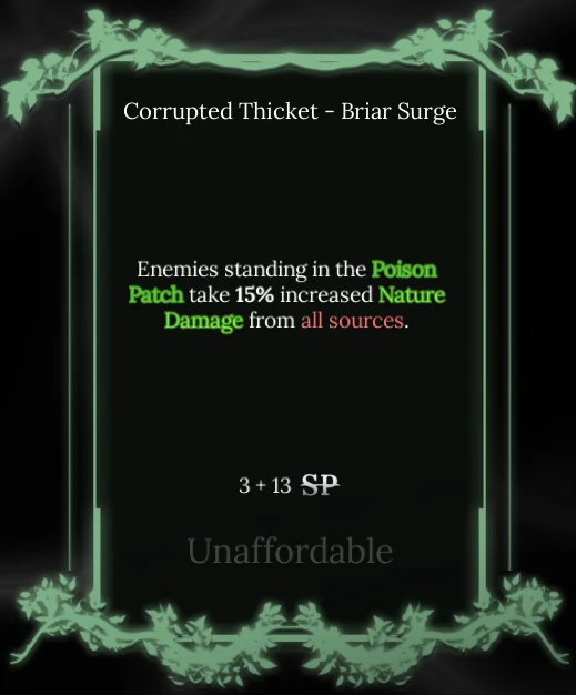 briar surge node in soul tree absolvement