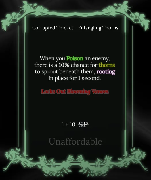 entangling thorns node in soul tree absolvement