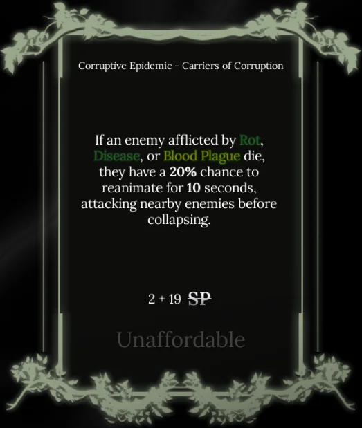 carriers of corruption node in soul tree absolvement
