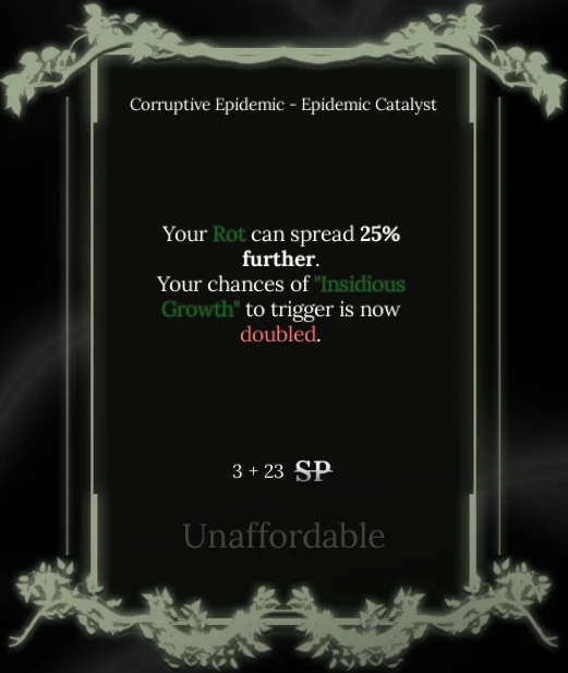 epidemic catalyst node in soul tree absolvement