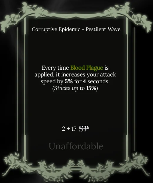 pestilent wave node in soul tree absolvement
