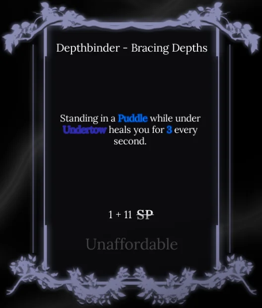 bracing depths