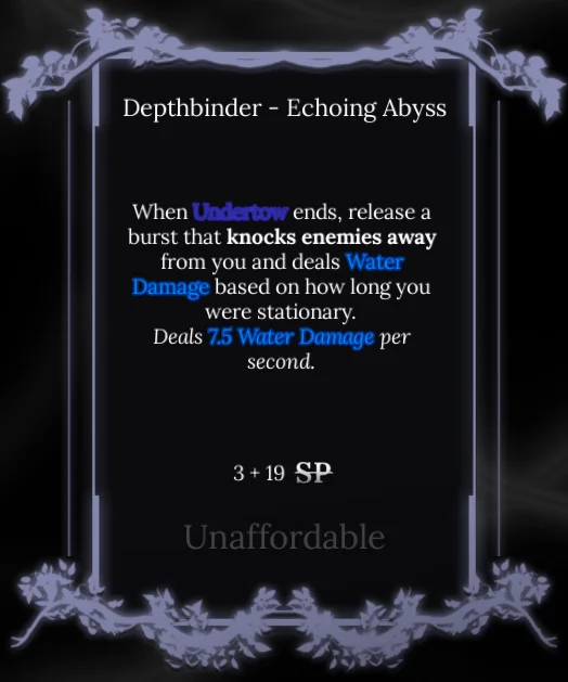 echoing abyss node in soul tree absvolement
