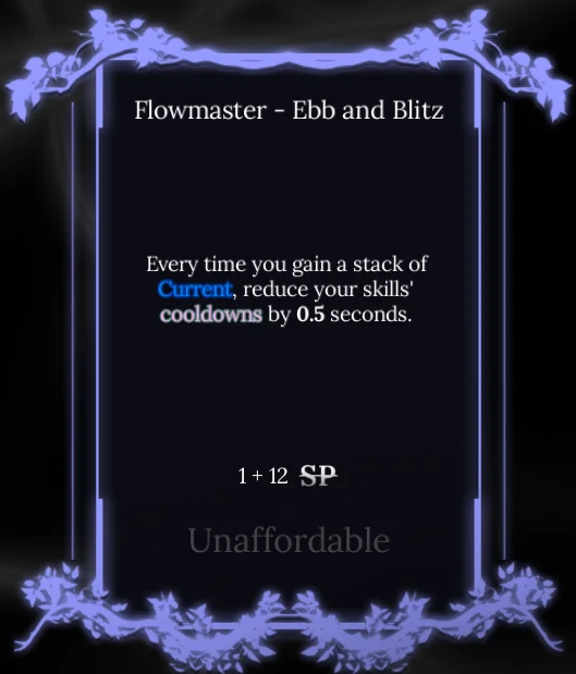 ebb and blitz  node in  soul tree absolvement