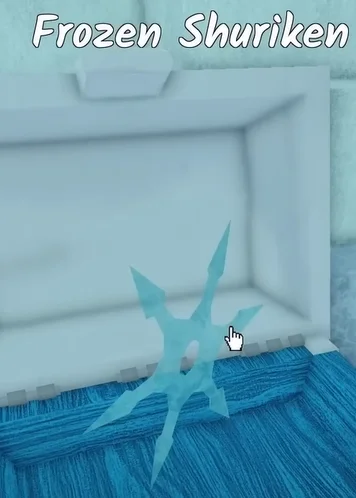 frozen shuriken weapon in 99 night in the forest