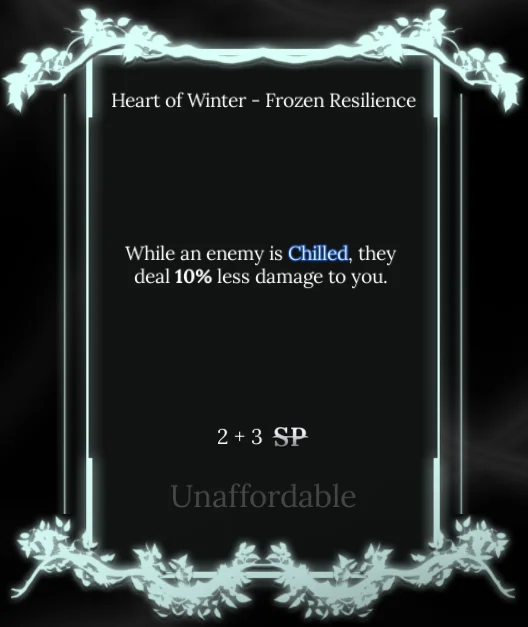 frosen resilience node in soul tree absolvement