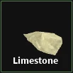 limestone item in dig
