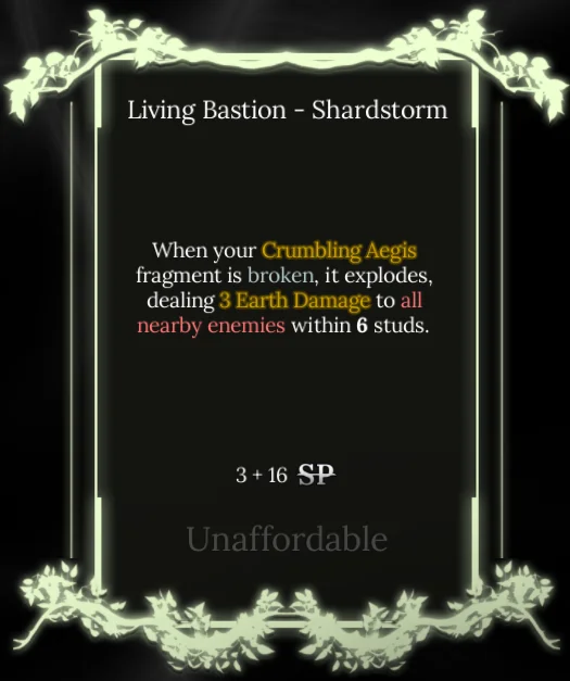 shardstorm node in soul tree absolvement