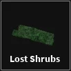 lost shrub item in dig