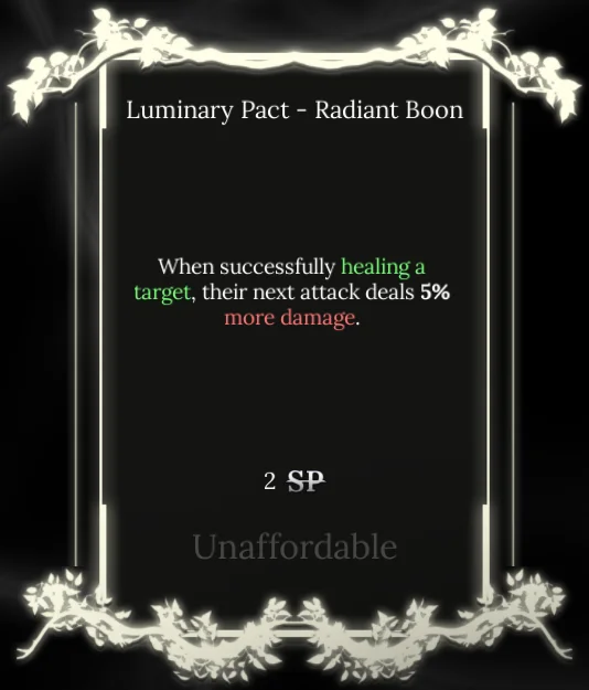 radiant boon soul tree absolvement
