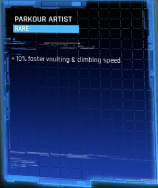 parkour artist
