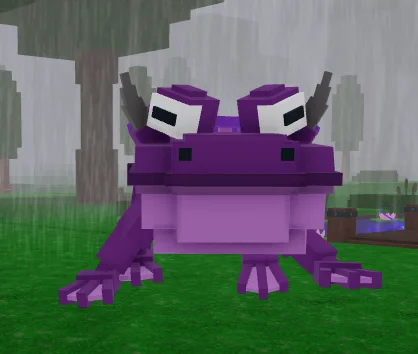 purple frog in 99 nights in the forest
