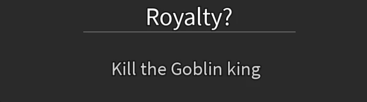 royalty? quest in dead spells