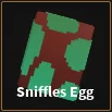 sniffles egg item in dig